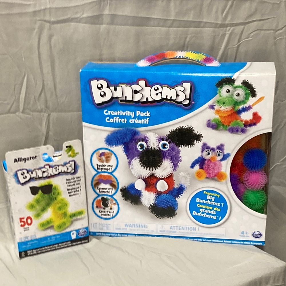 Bunchems Colorful Creativity Building Sets -New